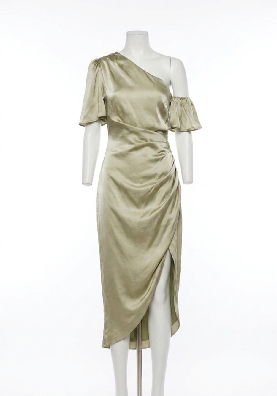 NEW ELLIATT angela midi dress in sage